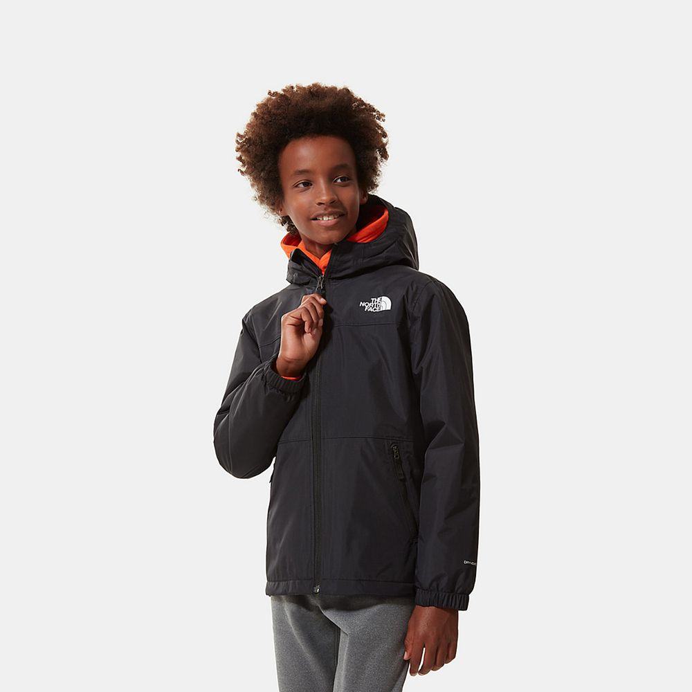 The North Face Waterproof Jackets Boys Australia - The North Face Warm Storm Black / Grey Hiking (LQ